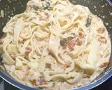 Foto del paso 13 de la receta: Pasta fresca casera con salsa de coco y tomates secos
