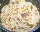 Foto del paso 13 de la receta: Pasta fresca casera con salsa de coco y tomates secos
