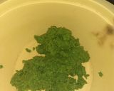A picture of step 2 of Peas samosa with date chutney.