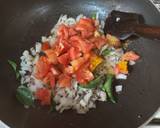 Acharya potato capsicum recipe step 2 photo
