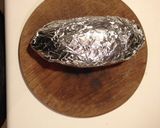 Une image de l'étape 1 de Patate douce farcie.