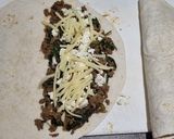A picture of step 8 of Beef, Spinach & Cheese Gozleme.
