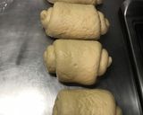 A picture of step 10 of Honey Scallion & Butter Dinner Rolls with Pre-Ferment.