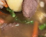 Hình bước làm 2 của món Lẩu bò, gà, tôm rau củ quả