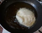 A picture of step 2 of Maida /flour poory / halwai poory.