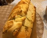 Foto del paso 5 de la receta: Pan Libro saborizado con queso, Ajo y perejil