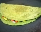 A picture of step 17 of Multi grain stuffed spinach chilla.
