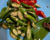 Foto langkah ke 2 dari resep Tumis Buncis Tempe Cabe Hijau.