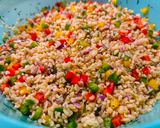 Mediterrán bulgursaláta recept fázis 3 fotója