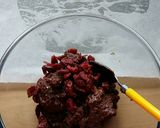 A picture of step 3 of Vickys Chocolate Fruit & Nut Bites.