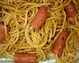 Foto langkah ke 3 dari resep Spageti sosis black papper.