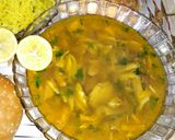 A picture of step 7 of Desi chicken clear soup.