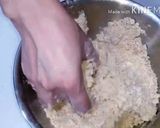 A picture of step 2 of Rajasthani churma laddu.