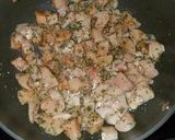 A picture of step 2 of Cajun Chicken Pasta Bake.