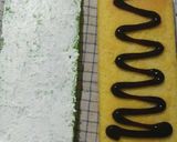 Foto langkah ke 7 dari resep Spong cake lapis vanila & pandan no sp no bp.