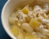 A picture of step 6 of Macaroni Quail Eggs and Potato Soup.