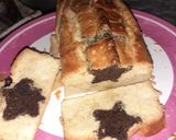A picture of step 6 of Star inside cake loaf.