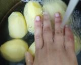 صورة لخطوة 1 من وصفة لحم مع بطاطس مسلوقه🥔