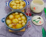 Hình bước làm 6 của món Chè trôi nước nhân dừa đậu xanh