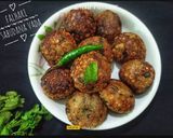 A picture of step 7 of Falhari Sabudana Vada / Sago Balls Vada.