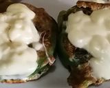 Foto del paso 4 de la receta: Rodajas de chile morrón con huevo, espinacas y chayote