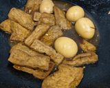Foto langkah ke 6 dari resep Tahu Telur Masak Kecap.