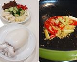 生炒花枝的食譜步驟1照片