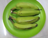 வாழைக்காய் பஜ்ஜி ஆரஞ்ச் கலர் ரெசிபி ஸ்டேப் 1 புகைப்படம்