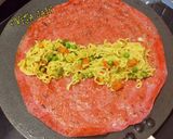 मैजिक ए मसाला मैगी डोसा(Magic E Masala Maggi Dosa recipe in Hindi) रेसिपी चरण 8 फोटो