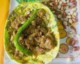A picture of step 4 of Rajgira Upama.