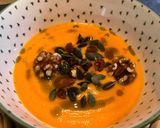 Foto del paso 6 de la receta Salmorejo de zanahorias, frutos secos y aceite de albahaca 🌿