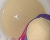 A picture of step 1 of Basbousa.