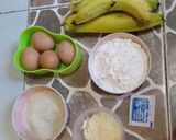 Foto langkah ke 1 dari resep Banana Cheese Cake Anti gagal.