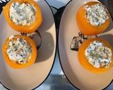 Une image de l'étape 9 de Tomates taiyo farcies à la brousse artisanale,crevettes sauvages et poivre frais.