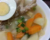 Foto langkah ke 6 dari resep COTO MANGGALA (sop khas Kobar) Sop Ceker Singkong.