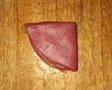 A picture of step 6 of Beetroot nimki.