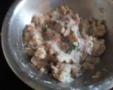 A picture of step 3 of Aloo kulcha.