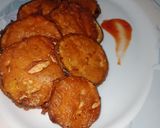 A picture of step 8 of Baingan Ke pakoray.