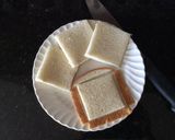 A picture of step 1 of Crumb Sandwiches.
