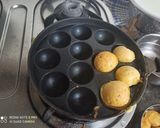 A picture of step 5 of Shahi Dahi bhalle.