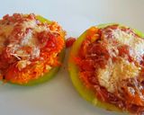 Foto del paso 6 de la receta: Zapallitos de tronco rellenos de ricotta y zanahoria
