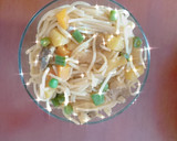 மஷ்ரூம் ஹக்கா நூடுல்ஸ் (Mushroom hakka noodles recipe in tamil) ரெசிபி ஸ்டேப் 5 புகைப்படம்