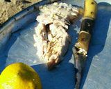 Foto del paso 6 de la receta: Palometa de mar a la parrilla (en la playa)