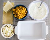 A picture of step 6 of Chhole da Lasagna.