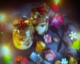 A picture of step 5 of Sevai fruit custard.