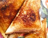A picture of step 4 of Garlic bread sandwich.