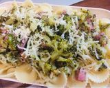 Foto del paso 6 de la receta FIDEOS 🎀MOÑOS🎀 CON BROCOLI 🥦AJO🧄Y PANCETA AHUMADA🥓
