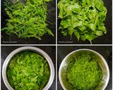 A picture of step 1 of Spinach Dill Leaves Curry.