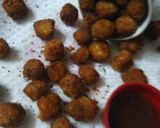 A picture of step 1 of Paneer popcorns.