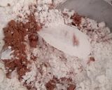 Foto langkah ke 2 dari resep Fudgy brownie no mixer takaran sendok.